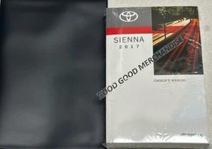 2017 TOYOTA SIENNA OWNERS MANUAL XLE SE LIMITED PREMIUM LE CE - Picture 1 of 1