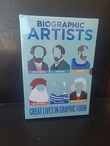 BIOGRAFISCHE KÜNSTLER: Große Leben in grafischer Form (6 Bücher BOX Set) - NEU / VERSIEGELT - Bild 1 von 3