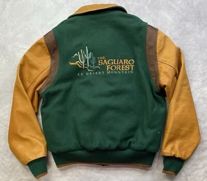 Vintage Dehen The Saguaro Forest At Desert Mountain Varsity Jacket Size Small - Picture 1 of 15
