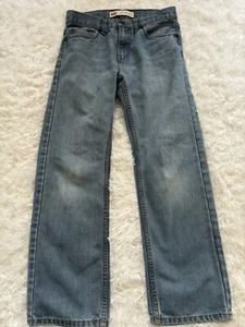 Levi’s 505 Regular Kids Sz. 14 Slight Flare Jeans. Great Pair & Condition - Picture 1 of 11