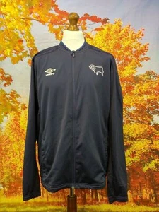 Derby County Football Club blue Umbro Tracksuit Jacket. UK men's size XL - Picture 1 of 11