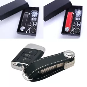 Smart Key Organizer portachiavi pelle portachiavi portachiavi key storage - Foto 1 di 21