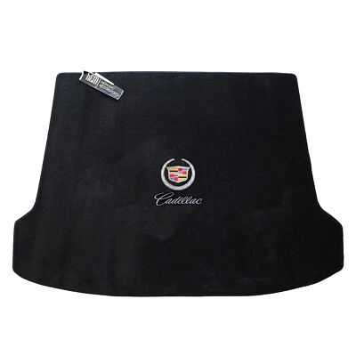 NEW 32oz 2PLY! 2012-2016 Cadillac SRX Cargo Mat Ebony Large w/ Cadillac Logos - Image 1 of 3