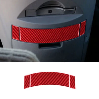 For Nissan Quest 2004-2006 3Pcs Red Central Ashtray Trim Cover Carbon Fiber - Image 1 of 4