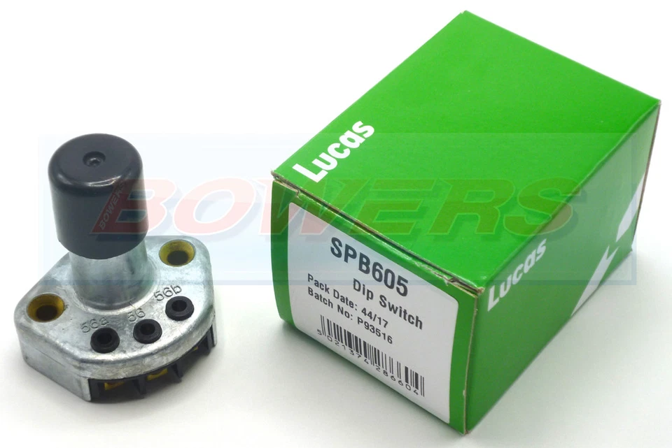 LUCAS 502087 31800 SPB605 FLOOR MOUNTED HEADLIGHT DIP SWITCH WOLSELEY MG MGB - Image 1 of 1