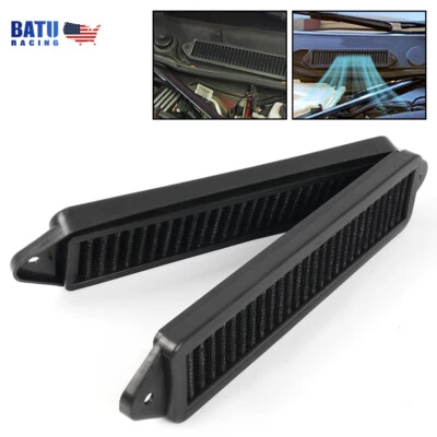 Cabin Air Cowl Filters For BMW X1 M3 E82 E88 E90 E91 E92 E93 128i 135i 328i 335i - Image 1 of 4