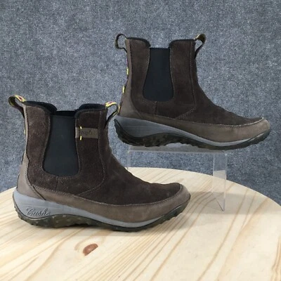 Cushe Boots Womens 11 Allpine Peak Chelsea Booties Dark Gray Pull On Waterproof - Image 1 of 4