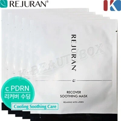REJURAN Recover Soothing Mask 25ml c-PDRN Cooling Soothing Mask Sheets K-Beauty - Image 1 of 4
