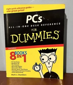 PCs For Dummies Desk Reference 2nd Edition 2003 Chambers Windows Microsoft PC - Imagen 1 de 18