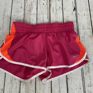 Nike Damen Lauf Trainingsshorts gefüttert Größe Small pink orange Dri-Fit B8 - Bild 1 von 7