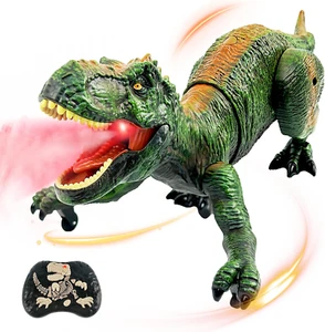 Remote Control Dinosaur Toy for Boys 4-7 with Realistic Features and Spray - Picture 1 of 11