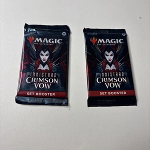 Magic The Gathering Innistrad Crimson Vow Set Booster 2 Pack New Factory Sealed - Picture 1 of 2
