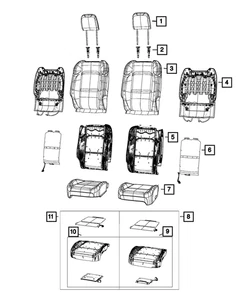 Kit de módulo de detección de presencia de controlador Mopar genuino 68624328AA - Imagen 1 de 1