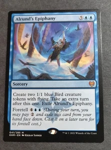 Alrund's Epiphany: Kaldheim Regular Mtg Mythic Rare Tcg Card Near Mint  - Picture 1 of 2