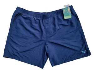 LL BEAN Supplex Swim Sport Shorts Navy 3X Mens XXXL 8” Inseam UPF 50+ Quick Dry - Picture 1 of 8
