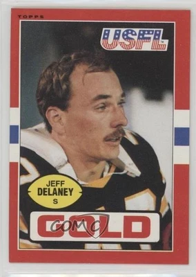 1985 Topps USFL Jeff Delaney #30 - Image 1 of 2