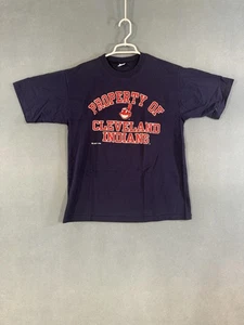 Camiseta deportiva Russell vintage años 90 CLEVELAND INDIANS talla L 1996 - Imagen 1 de 7
