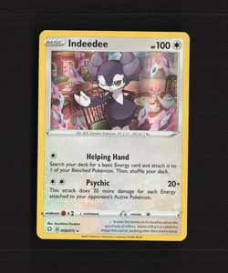 Tarjeta Pokémon Indeedee 056/072 Shining Fates Holo Rara Casi Nueva - Imagen 1 de 10