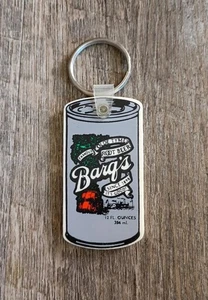 Vintage BARQ'S ROOT BEER Rubber Key Chain Fob - Picture 1 of 2