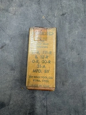 RIDGID 12-R  Pipe Dies  1" - Image 1 of 4