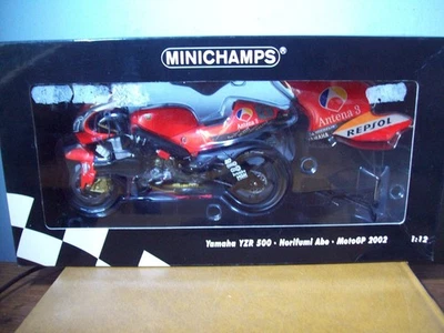 1/12 MINICHAMPS 122 026306 YAMAHA YZR 500 TEAM ANTENA 3 MOTOGP 2002 NORIFUMI ABE - Image 1 of 3