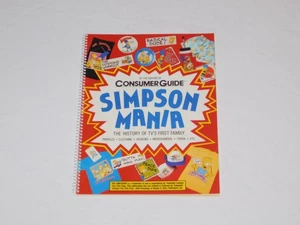 Simpson Mania The History Of TV's First Family Book (1990) Consumer Guide - Imagen 1 de 1