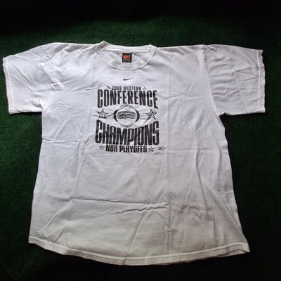 Vintage San Antonio Spurs Shirt Mens Large NBA Basketball Playoffs Nike 2000s - Image 1 of 4