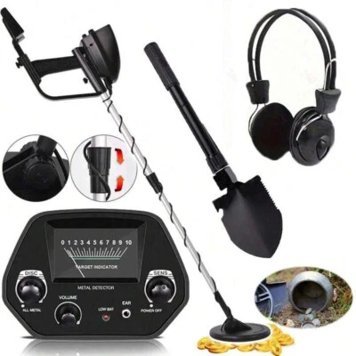 MARKENLOS Profi Metalldetektor Set Gold Metal Detector Wasserdicht Tiefensonde Schatzsuche