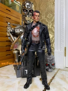 Terminator T800 Arnold Battle Damage Version Head Sculpt for 1/4 Action Figure - Picture 1 of 8
