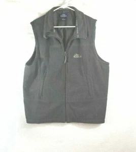 Pure Alaska Men's Gray Fleece Full Zip Vest - Large - Picture 1 of 4