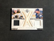 2012-13 PANINI LIMITED SEGUIN/POMINVILLE NET ASSETS DUAL JERSEY CORD #ed 27/99