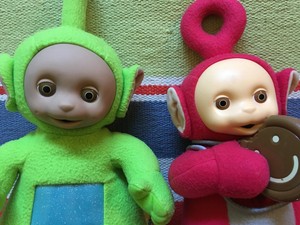 teletubbies plastic figures