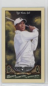 2011 Upper Deck Goodwin Champions Mini Tiger Woods #21