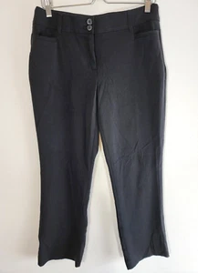 Size 10 SHORT Pants Maurices Black Dress Slacks Casual Women's - Picture 1 of 6