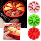8 Grids Triangle Cake Mould Pizza Pastry Tray Kitchen Mold- Baking Silicone J2S3