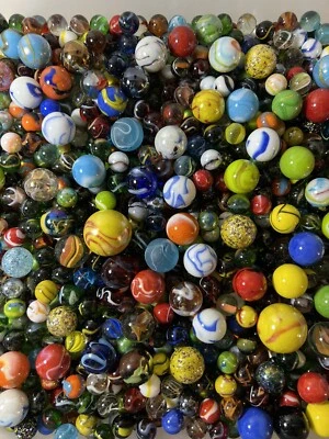 MARBLES SPECIAL COLLECTION -FANCY MIX MARBLES 2 POUNDS More Scooters - Image 1 of 4