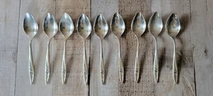 Cucharadita de cena Oneida Community 9 Morning Rose Betty Crocker cubiertos de acero inoxidable - Imagen 1 de 11