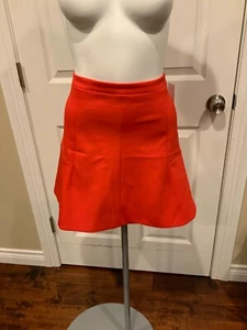 J. Crew Red A-Line Short Skirt, Size 8 - Bild 1 von 5