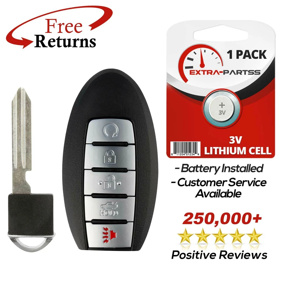 For 2013 2014 2015 2016 Infiniti QX60 5btn Keyless Smart Remote Car Key Fob Foto 1 de 4