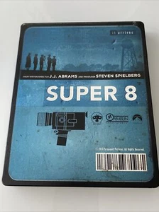 SUPER 8 BLURAY + DVD STEELBOOK DEBOSSED JJ ABRAMS S SPIELBERG AMBLIN FRANCE - Imagen 1 de 8
