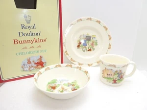 Royal Doulton Bunnykins Juego infantil de 3 - Imagen 1 de 11