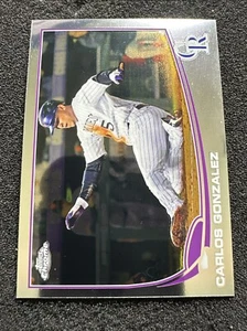 CARLOS GONZALEZ #131 2013 Topps Chrome Baseball QTY Colorado Rockies - Picture 1 of 2