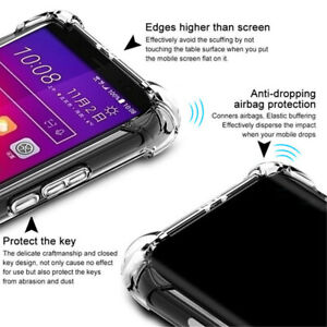 Shockproof Clear Back Silicone Soft TPU Case Cover For HTC M10 U11 U12 Ultra
