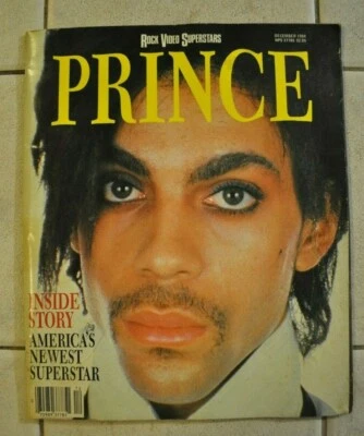 Vintage Prince Rock Video Superstars December 1984 Magazine RARE DISTRESSED L@@K Foto 1 de 4