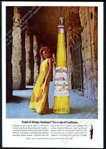 1969 Galliano Flasche Maria Grazia Buccella Foto Vintage Print Ad - Bild 1 von 7