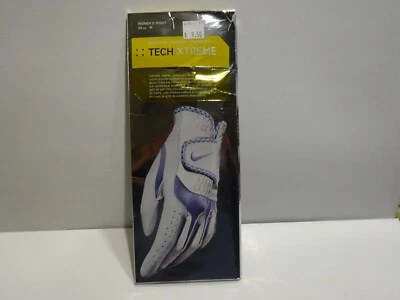 Guante de golf diestro Nike Tech Xtreme Cabretta de cuero mediano 20 cm blanco/púrpura Foto 1 de 4