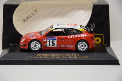 Citroen Xsara T4 WRC #15 Winner Di Corse 2001 Puras Marti IXO RAM040 1/43 - Immagine 1 di 3