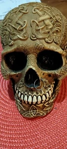 Wikinger Rune Totenkopf Ornament - Bild 1 von 4