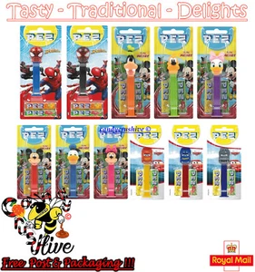 Dispensador PEZ Spiderman Cars Hello Kitty Relleno de Navidad - Incluye 2x Barras PEZ - Imagen 1 de 7