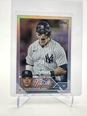 2023 Topps RAINBOW FOIL Harrison Bader Baseball Card #364 FREE SHIPPING - Image 1 of 3